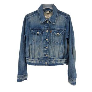 Levi Strauss Denim Jacket Women's Size Small Medium Wash